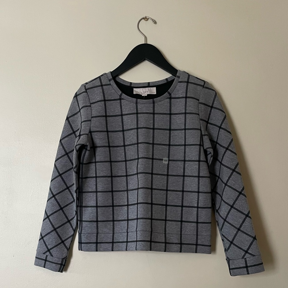 LOFT plaid shirt